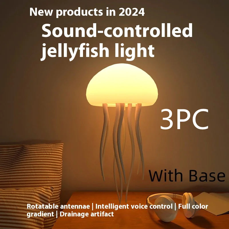 Night Light Portable Jellyfish Lamp